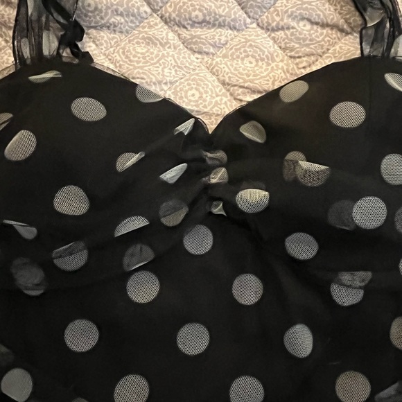 Black and Gray Tulle Party Dress - Picture 6 of 8